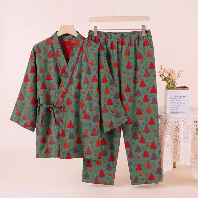 Ensemble kimono de Noël en coton Ownkoti - image 3