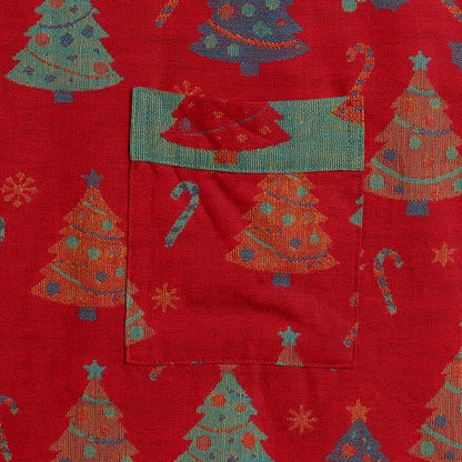 Kimono de Noël Ownkoti en gaze de coton, motif sapin de Noël - image 5