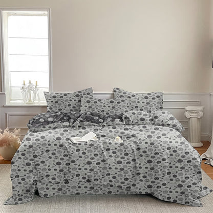 Ensemble de literie en coton Ownkoti Halloween Monochrome Citrouille - image 11