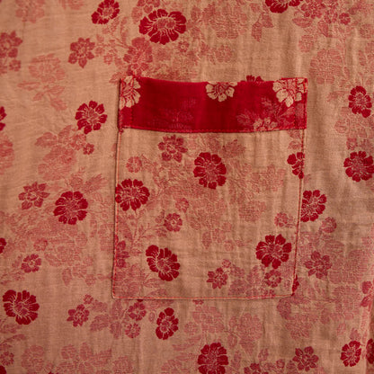 Kimono Ownkoti rétro à fleurs en gaze de coton - image 14