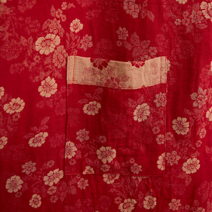 Kimono Ownkoti rétro à fleurs en gaze de coton - image 6