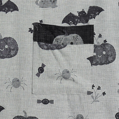 Robe kimono en coton Ownkoti citrouille chauve-souris d'Halloween - image 9