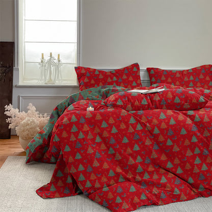 Ensemble de literie en coton Ownkoti Festive Christmas Tree - image 3