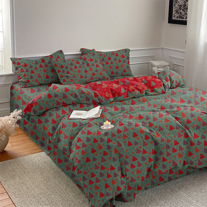 Ensemble de literie en coton Ownkoti Festive Christmas Tree - image 9