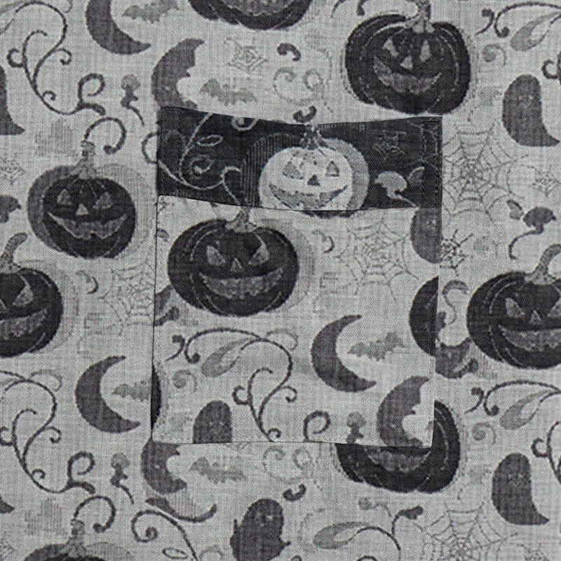Robe kimono en coton Ownkoti Halloween Citrouille Lune - image 9
