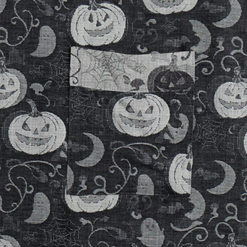 Robe kimono en coton Ownkoti Halloween Citrouille Lune - image 4
