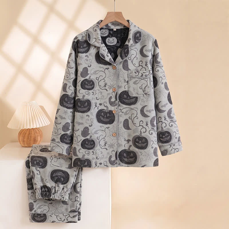 Ensemble de pyjama en coton Ownkoti Spooky Night Pumpkin Ghost - image 6