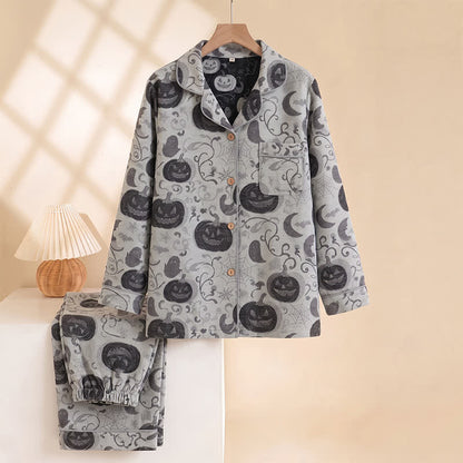 Ensemble de pyjama en coton Ownkoti Spooky Night Pumpkin Ghost - image 6