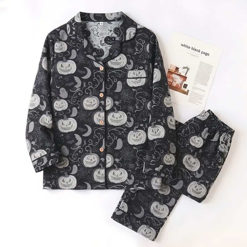 Ensemble de pyjama en coton Ownkoti Spooky Night Pumpkin Ghost - image 2
