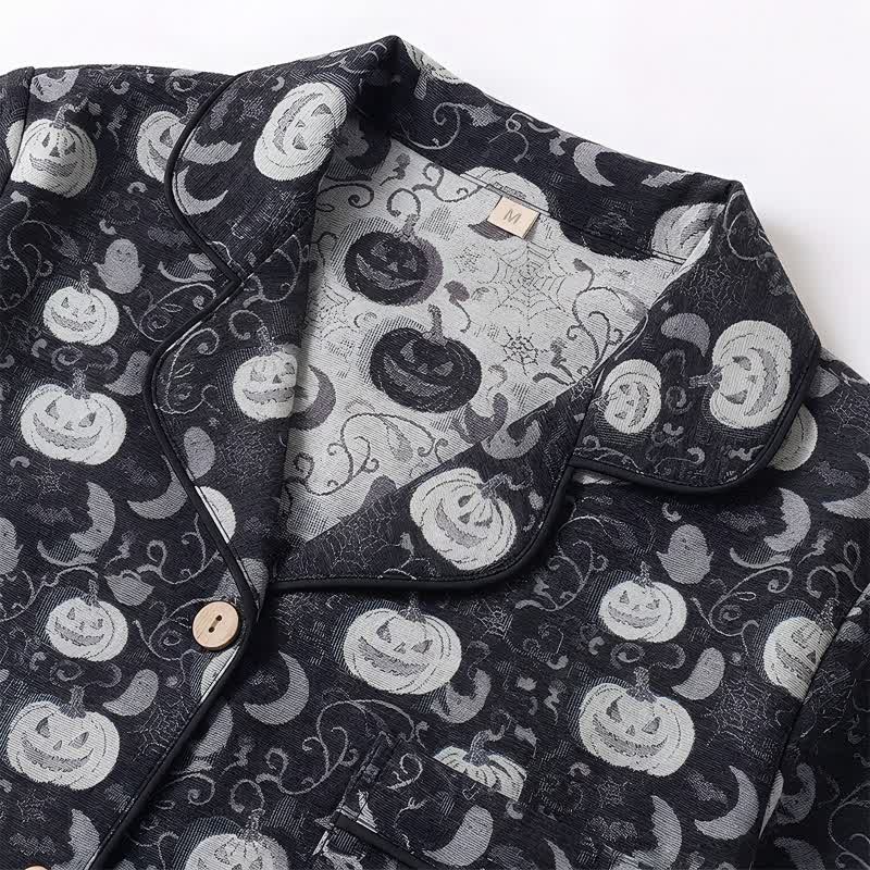 Ensemble de pyjama en coton Ownkoti Spooky Night Pumpkin Ghost - image 3