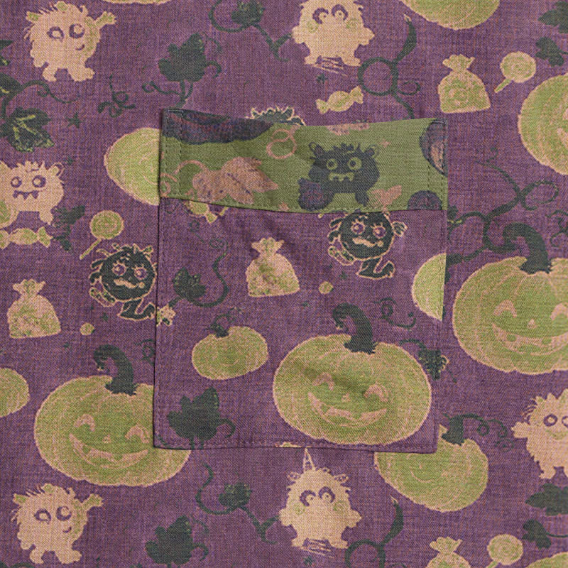 Robe kimono en coton Ownkoti Halloween Citrouille Monstre Monstre d'Halloween - image 4