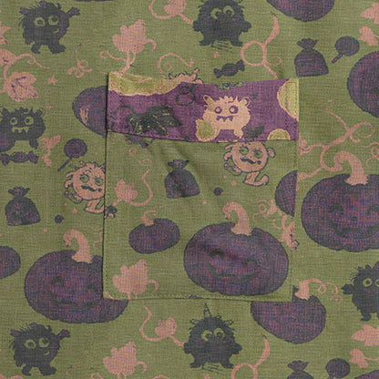 Robe kimono en coton Ownkoti Halloween Citrouille Monstre Monstre d'Halloween - image 9