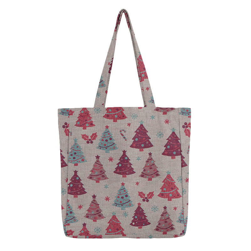 Sac cabas en coton Ownkoti avec motif sapin de Noël - image 15