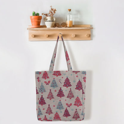 Sac cabas en coton Ownkoti avec motif sapin de Noël - image 16