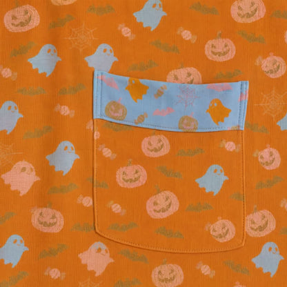 Kimono en coton Ownkoti multicolore citrouille Halloween - image 4