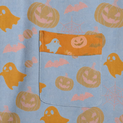 Kimono en coton Ownkoti multicolore citrouille Halloween - image 9