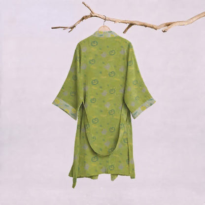 Kimono en coton Ownkoti multicolore citrouille Halloween - image 21