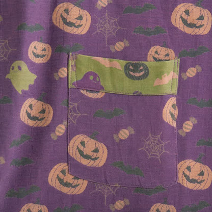 Kimono en coton Ownkoti multicolore citrouille Halloween - image 34