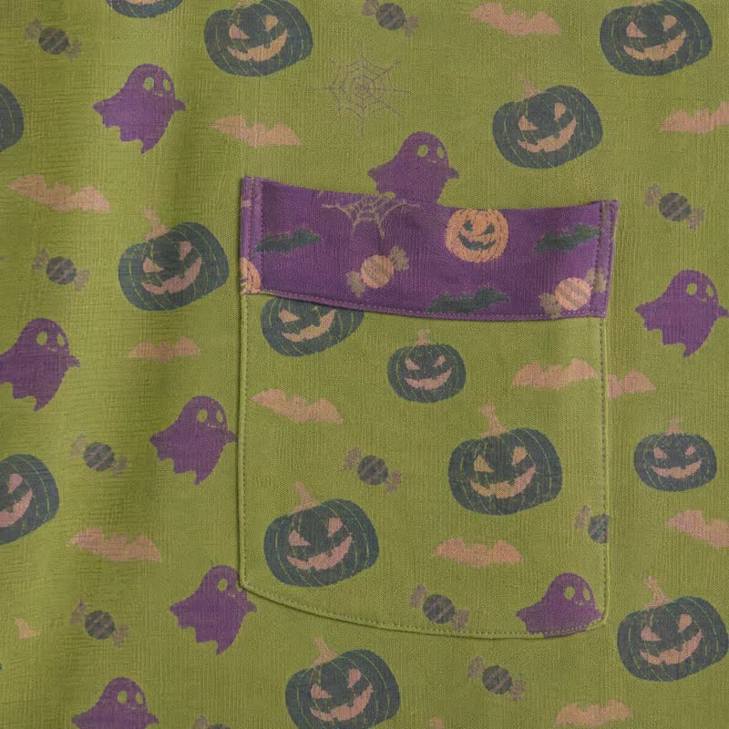 Kimono en coton Ownkoti multicolore citrouille Halloween - image 39