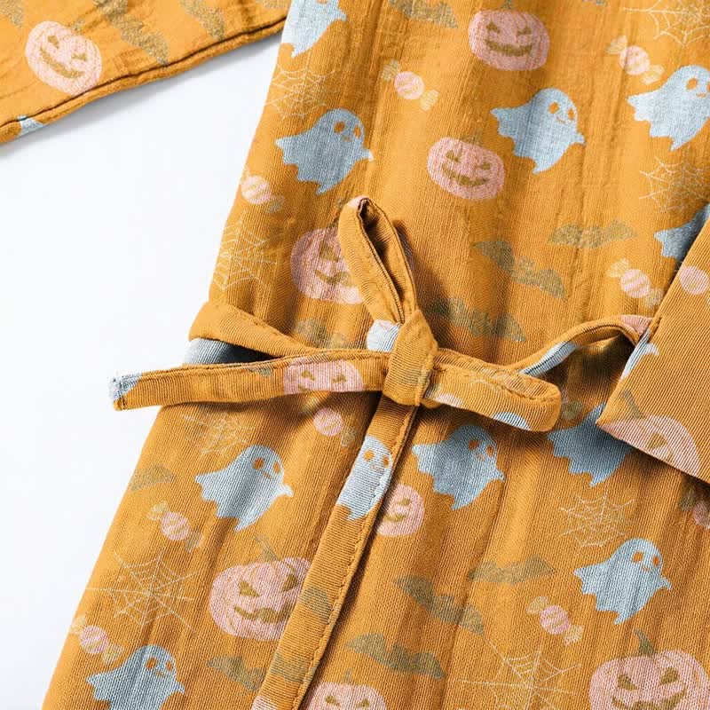 Ensemble pyjama kimono en coton Ownkoti Halloween fantôme citrouille - image 7
