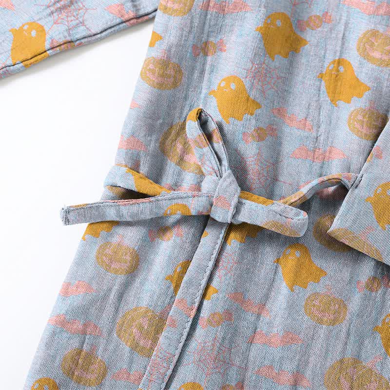 Ensemble pyjama kimono en coton Ownkoti Halloween fantôme citrouille - image 15