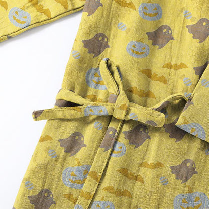 Ensemble pyjama kimono en coton Ownkoti Halloween fantôme citrouille - image 23