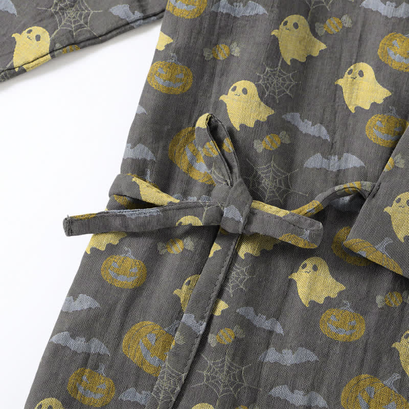 Ensemble pyjama kimono en coton Ownkoti Halloween fantôme citrouille - image 31