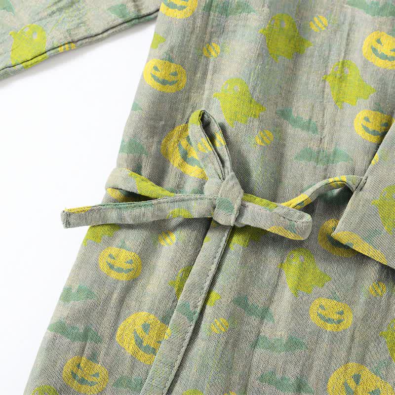 Ensemble pyjama kimono en coton Ownkoti Halloween fantôme citrouille - image 47