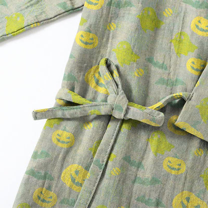 Ensemble pyjama kimono en coton Ownkoti Halloween fantôme citrouille - image 47