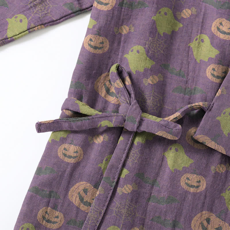 Ensemble pyjama kimono en coton Ownkoti Halloween fantôme citrouille - image 55