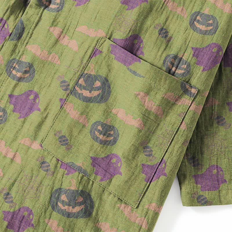 Ensemble pyjama kimono en coton Ownkoti Halloween fantôme citrouille - image 62