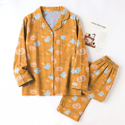 Ensemble de vêtements d'intérieur en coton Ownkoti Cute Ghost Pumpkin - image 2