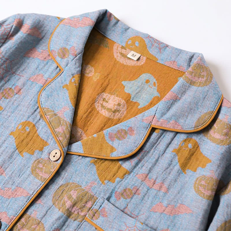 Ensemble de vêtements d'intérieur en coton Ownkoti Cute Ghost Pumpkin - image 9