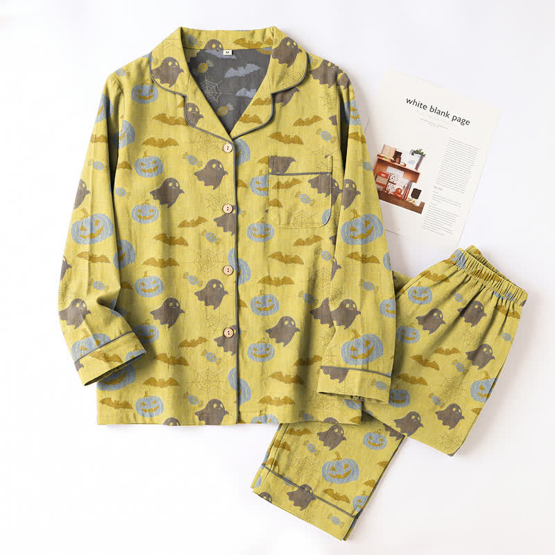 Ensemble de vêtements d'intérieur en coton Ownkoti Cute Ghost Pumpkin - image 14