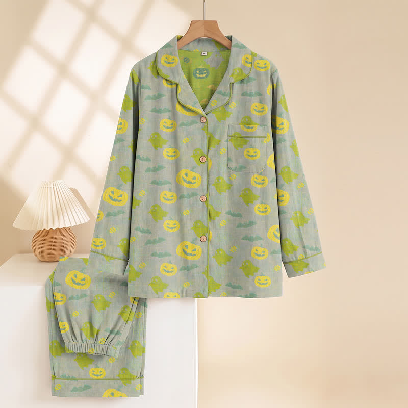 Ensemble de vêtements d'intérieur en coton Ownkoti Cute Ghost Pumpkin - image 31