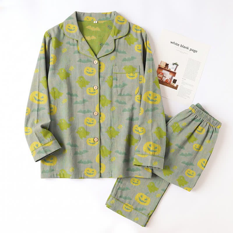 Ensemble de vêtements d'intérieur en coton Ownkoti Cute Ghost Pumpkin - image 32