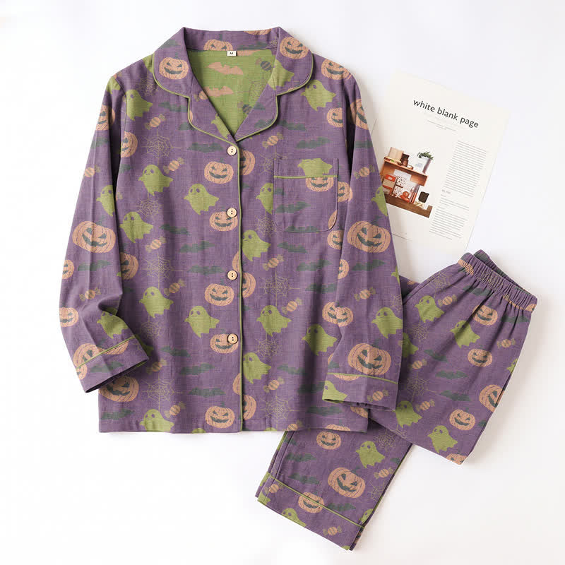 Ensemble de vêtements d'intérieur en coton Ownkoti Cute Ghost Pumpkin - image 38