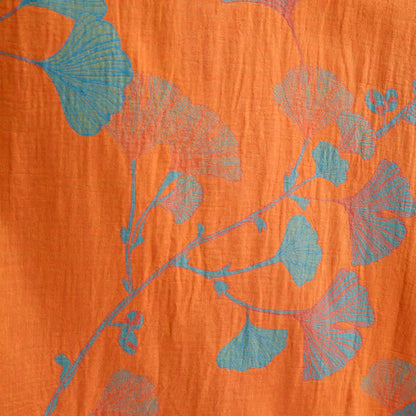 Kimono rétro en coton à feuilles de ginkgo Ownkoti - image 7