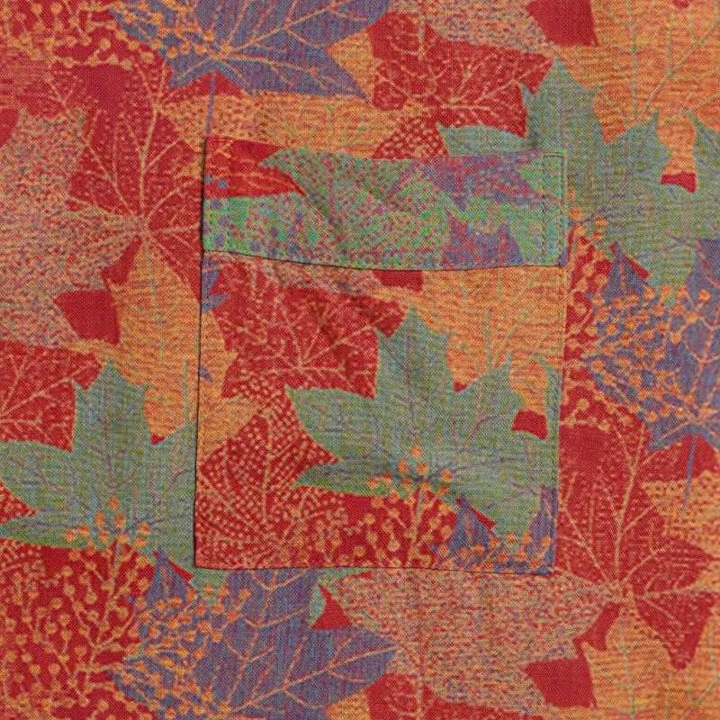 Kimono en coton à feuilles d'érable d'automne Ownkoti - image 4
