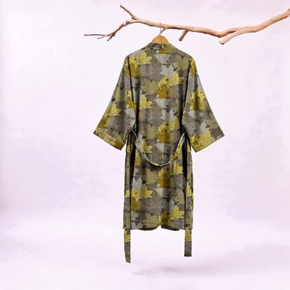 Kimono en coton à feuilles d'érable d'automne Ownkoti - image 18