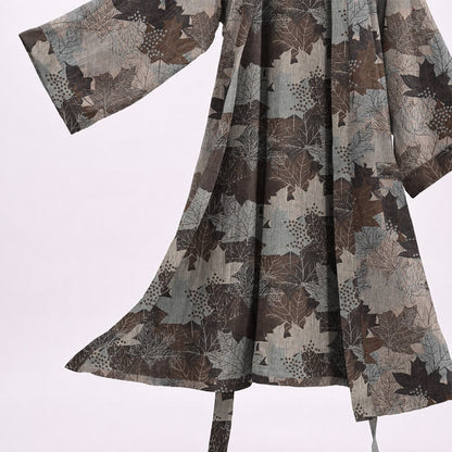 Kimono en coton à feuilles d'érable d'automne Ownkoti - image 45