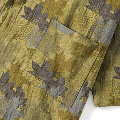 Ensemble pyjama kimono en coton à motif feuille d'érable Ownkoti - image 20