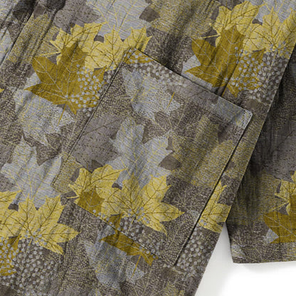 Ensemble pyjama kimono en coton à motif feuille d'érable Ownkoti - image 28