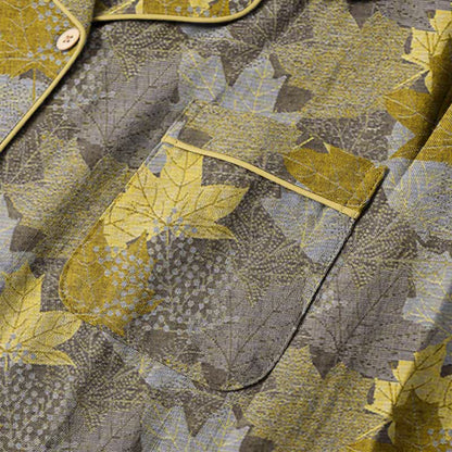 Ensemble de vêtements d'intérieur en coton à motif de feuilles d'érable d'automne Ownkoti - image 21
