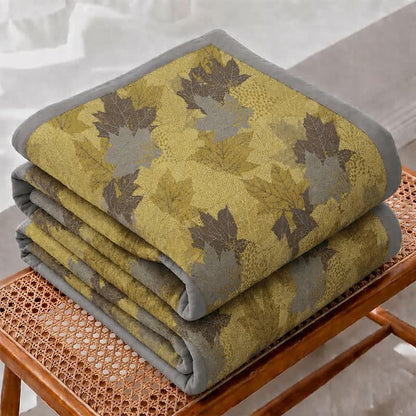 Couverture en coton Ownkoti aux couleurs automnales et aux feuilles d'érable. - image 9