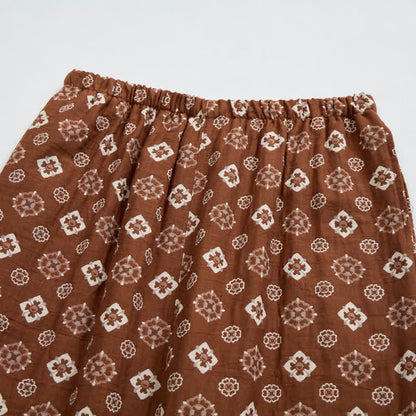 Ensemble pyjama à manches longues Ownkoti rétro géométrique - image 6
