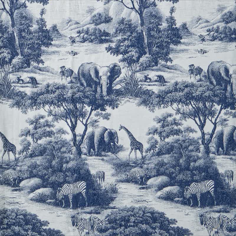 Poncho châle Ownkoti Vintage Jungle Toile Poncho Wrap - image 7