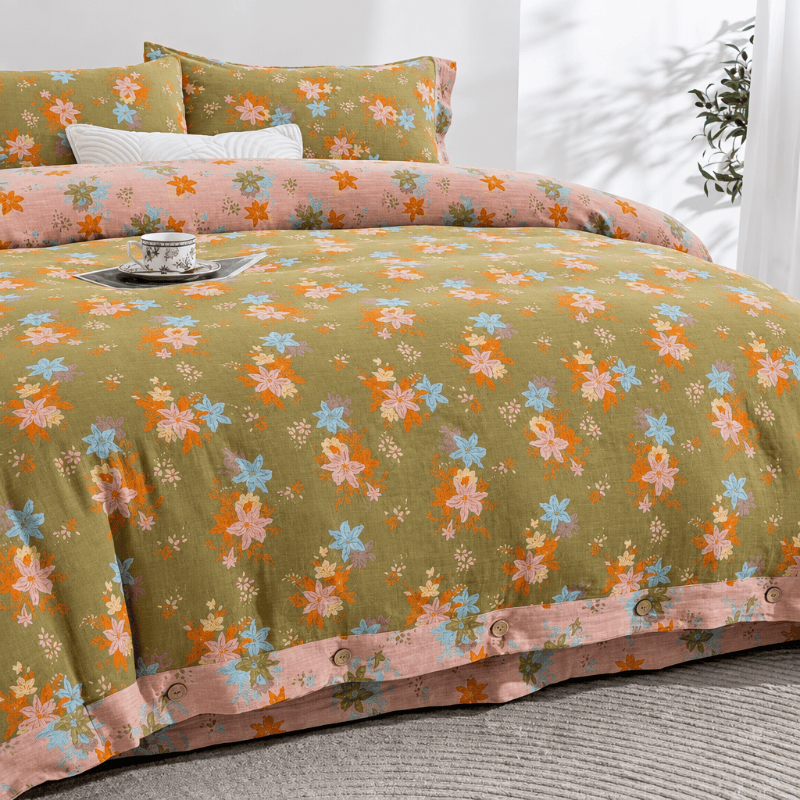 Parure de lit en coton Ownkoti Crabapple Blossom - image 2