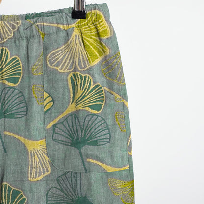 Ensemble pyjama en coton à motif de feuilles de ginkgo orientales Ownkoti - image 10