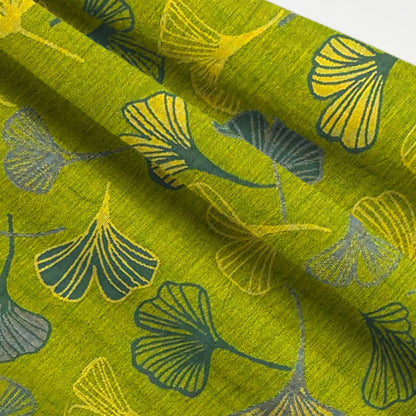 Ensemble pyjama en coton à motif de feuilles de ginkgo orientales Ownkoti - image 5